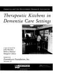 Therapeutic Kitchens in Dementia Care Settings